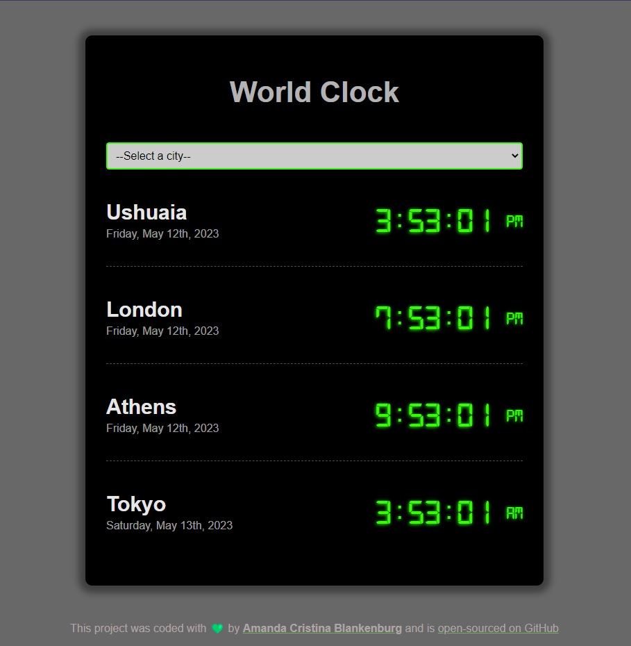World Clock App image